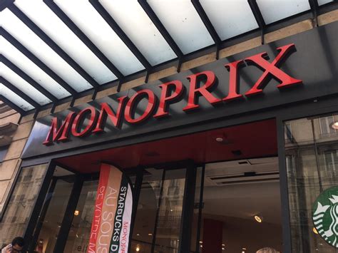 monoprix stores paris france